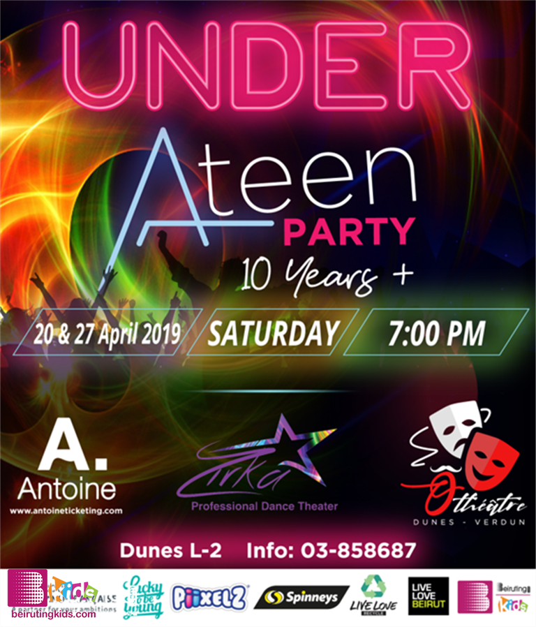 beirutingkids - Events - Under Teen Party