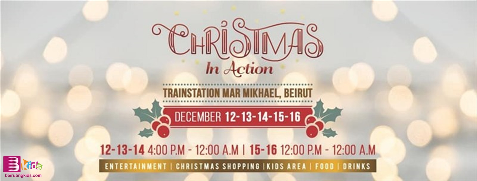 Activity Jbeil-Byblos Activities Christmas In Action at Trainstation  Lebanon